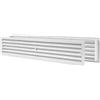 Vent Systems Griglia per porta bianca da 450 x 350 mm - feritoie per porte bifacciali - registro di ventilazione - griglia di ventilazione interna - bagno, armadio, garage