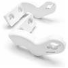 ANDROMEDAGIE® | STAFFE DI SUPPORTO 1 COPPIA SX/DX BIANCO ML00AS01N0W00 | Ricambio originale Comunello per fissaggio attuatore a catena SMART 200N | LIWIN L20 200N | LIWIN L25 250N | LIWIN L35 350N