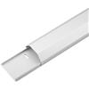 Goobay 90728 Canalina di Cablaggio Alluminio 50mm, Lunghezza 1.1m, Bianco