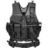 TactixTech Gilet Tattico SWAT Regolabile MOLLE Multitasche Militare Softair Camping