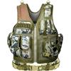 TactixTech Gilet Tattico SWAT Regolabile MOLLE Multitasche Militare Softair Camping