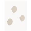 Metallbude Set di 3 ganci appendiabiti in metallo dalla forma organica Lou -