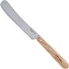 Opinel - Coltello da Colazione - Lama Seghettata di 11,5 cm in Acciaio X50CrMoV15, Manico in Legno di Faggio, Punta Rotonda, Impugnatura Confortevole - Fabbricazione Francese