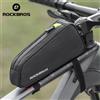 ROCKBROS Borsa per tubo anteriore superiore per bici da ciclismo Borsa per telaio impermeabile Borsa per bicicletta MTB di grande capacità 1,1 litri riflettente