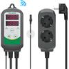 INKBIRD ITC-308-WIFI regolatore di temperatura di riscaldamento e raffreddamento termostato di uscita calibrabile intelligente con sonda per acquario impermeabile