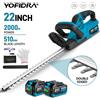 YOFIDRA Tagliasiepi Elettrico 2000W, Rasaerba, Attrezzo per Giardinaggio e Paesaggistica, Compatibile con Batteria Makita 21V