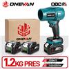 ONEVAN Brushless 200M/S Elettrico Brushless Turbo Ventilatore 2000W Elettrico Ventilatore di Aria Ricaricabile Strumento di Potere per Makita 18V Batteria Spille