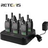 Retevis H777H Walkie Talkie 6 PZ Radio bidirezionale Walkie-talkie PMR/FRS Radio di comunicazione portatile con citofono caricabatterie a sei vie