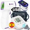 IDEABEL Misuratore di pressione arteriosa automatico con braccio vocale spagnolo Sfigmomanometro BP Tonometro per misurare la pressione arteriosa