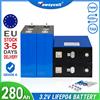 Tewaycell EU Stock 280Ah lifepo4 12V Grado A Batteria ricaricabile 3.2V Litio Ferro Fosfato Prismatico UE SENZA IMPAGGIO
