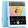 MECHEN Lettore MP3 MECHEN da 64 GB Bluetooth 5.3 con schermo completamente touch da 2,4", lettore musicale digitale portatile con altoparlante, radio FM, registratore di linea