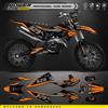 PowerZone Per KTM EXC EXC-F 2020 - 2022 150 200 250 300 350 450 500 Per 3M Decalcomanie Grafiche Kit Adesivi Per 2019-2022 SX SXF