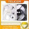 TEUCER UT-8015 Ventola di raffreddamento per case PC iTX 12V 4 pin PWM 1200-3000 giri/min per radiatore CPU, design ultrasottile e silenzioso