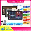 ESSGOO Autoradio ESSGOO 7"/9"/10" 2 DIN 8 Core Android14 6+128 GB CarPlay Wireless Android Auto Navigazione GPS Bluetooth AM FM RDS WiFi Touchscreen QLED 4G LTE Mirror Link Controlli al Volante
