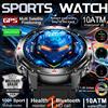 GUHUAVMI Nuovo Smartwatch GPS da Uomo 2026 per Sport all'Aperto, Qualità Militare, Display AMOLED HD, Cardiofrequenzimetro, Chiamate, Impermeabile 10ATM, Braccialetto