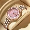 POEDAGAR Top eleganti orologi da donna in acciaio inossidabile data settimana orologio da donna impermeabile luminoso orologio da donna alla moda al quarzo Reloj