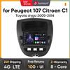 Junsun Autoradio Junsun Android 15 per Peugeot 107, Citroen C1, Toyota Aygo 2005, sistemi intelligenti per auto, Apple Carplay, schermo GPS