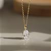 ORSA JEWELS KISS MANDY S925 Argento Goccia d'acqua Ciondolo Collana clavicola Regalo di San Valentino 8A Zirconia Accessori gioielli di moda LZN04