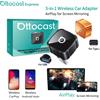 Ottocast MINI AIR 3in1 Box AI per Auto da Cablato a Wireless WiFi6 Carplay Plug & Play Adattatore Android Auto Dongle Smart Airplay Novità 2026