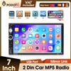 podofo Autoradio Podofo 2Din 7'' con supporto Android/iPhone Mirror Link, comandi al volante, lettore multimediale, Bluetooth, radio FM, AUX, ricarica USB