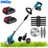 DWiusty Tagliaerba Elettrico 1500W Senza Fili, Decespugliatore per Giardino, Utensile Elettrico per Prato e Giardino