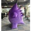 Potdemiel Costume da Mascotte Gonfiabile Gigante Viola per Adulti, Tuta Gonfiabile per Feste di Halloween e Natale