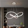 ludengchaoshi Lampadario Circolare da Soffitto, per Soggiorno, Sala da Pranzo, Camera da Letto, Hotel, Tavolo da Pranzo, Elegante Apparecchio Luminoso dal Design Moderno