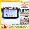 OSSURET Autoradio Android per Suzuki Swift 4 2011 - 2015 CarPlay Sistemi intelligenti per auto Autoradio Lettore multimediale 2din 360 Cam Wifi