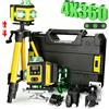 DWiusty Livella Laser 4D a 16 Linee con Treppiede, Linea Verde 360° ° Livella Laser Autolivellante Orizzontale e Verticale Super Potente con 2 Batterie