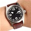 tandorio Orologio Subacqueo Tandorio 36mm, Automatico Miyota 8215, Resistente all'Acqua 20ATM, Quadrante Nero, Vetro Zaffiro, Data, Nuovo
