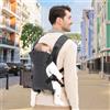 NONE Marsupio ergonomico 4 in 1 convertibile con cinghie imbottite comode e supporto per la testa regolabile per bambini da 3 a 15 kg