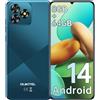 OUKITEL C53 Smartphone Android 14 Sbloccato - 8GB + 64GB/1TB, Telefono Sbloccato, Octa-Core, Schermo HD+ da 6.6", Fotocamera 13MP + 5MP