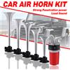 Samger Clacson musicali per auto La Cucaracha 12V 125db, set universale di 5 trombe super potenti per auto, camion, barca, colore argento