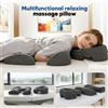 NONE Cuscino per massaggio viso con foro traspirante, cuscino di supporto per il torace per lettino da massaggio, multifunzionale per salone di bellezza, camera da letto, SPA