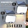 XIWANGFIRE Luci Solari da Esterno con Sensore di Movimento 234/100LED, Fari Solari Impermeabili, Luci di Sicurezza a Energia Solare per Portico e Patio