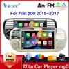 BQCC Autoradio 7'' 1DIN per FIAT 500 Abarth 2007-2015 con CarPlay Wireless, Android Auto, Schermo Multimediale e Stereo 4