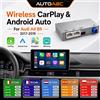 AUTOABC Interfaccia CarPlay Wireless AUTOABC per Audi A4 B9 A5 2017-2019 con MIB, Android Auto, BT, Navigazione GPS, AirPlay e funzioni Mirror Link
