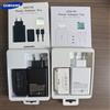 SAMSUNG Caricabatterie da Muro Samsung 65W EU a 3 Porte Super Veloce, per Samsung Galaxy S26 S25 Ultra Plus S24 S23 S22 Z Flip A56 A36 con Cavo 5A