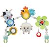 Tiny Love Arco Gioco per Passeggino e Carrozzina Neonato,Into the Farm | Arco Gioco Passeggino, 0+ Mesi, Clip Universali Regolabili, 8 Attività Evolutive, Giocattolo Educativo Portatile