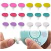 HORREX 18 Pezzi Lima Unghie Neonato Pastiglie di Ricambio per Cura Delle Unghie | Pads Sostitutivi per Tagliaunghie Elettrici per Rimuovere Pelle Morta Lucidatura, Sicura e Facile da Usare, Colori Vivaci