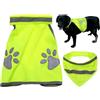 FDGGT 1 Pezzo di Vestiti Riflettenti per Animali Domestici, 1 Pezzo di Sciarpa Riflettente per Animali Domestici, Set di Vestiti per Animali Domestici, Forniture per Animali Domestici