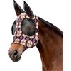 BWOOOWE Maschera Antimosche Cavallo Mosche Cavallo Copertura Testa Equina con Protezione le Orecchie Maschera Antimosche Protezione UV per Cavalli