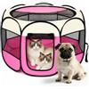 Haoppmof Box pieghevole per cuccioli, 74 x 74 x 43 cm | Recinto per piccoli animali domestici, per cuccioli, gatti, conigli, interni ed esterni