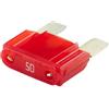 HELLA 8JS 728 595-081 Fusibile, Fusibile a spina piatta maxi, 50A, rosso, Quantità 1