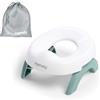 Ingenuity My Travel Potty Vasino Portatile 2-in-1 con Riduttore WC, Pieghevole Leggero, Borsa da Viaggio e 3 Sacchetti Usa e Getta