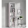 CAPALDO Libreria 4 Ripiani In Kit 45x25x183 Bianco