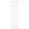 CLP Traliccio in metallo alto 200 cm Trigo, stabile supporto per piante rampicanti, per il montaggio a parete, in stile moderno | Colore antico bianco