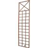 CLP Traliccio in metallo alto 200 cm Trigo, stabile supporto per piante rampicanti, per il montaggio a parete, in stile moderno | Colore antico marrone