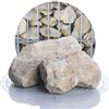 Schicker Mineral Pietra per gabbioni in calcare 25 kg, granulometria 60-120 mm, Beige/Gialla, Pietra frantumata Resistente al Gelo, riempimento per gabbioni e Decorazione da Giardino