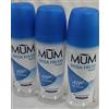 Mum - Deodorante Roll On, Profumazione "Brisa Fresh"(precedentemente "Cool Blue"), Confezione da 3 pezzi